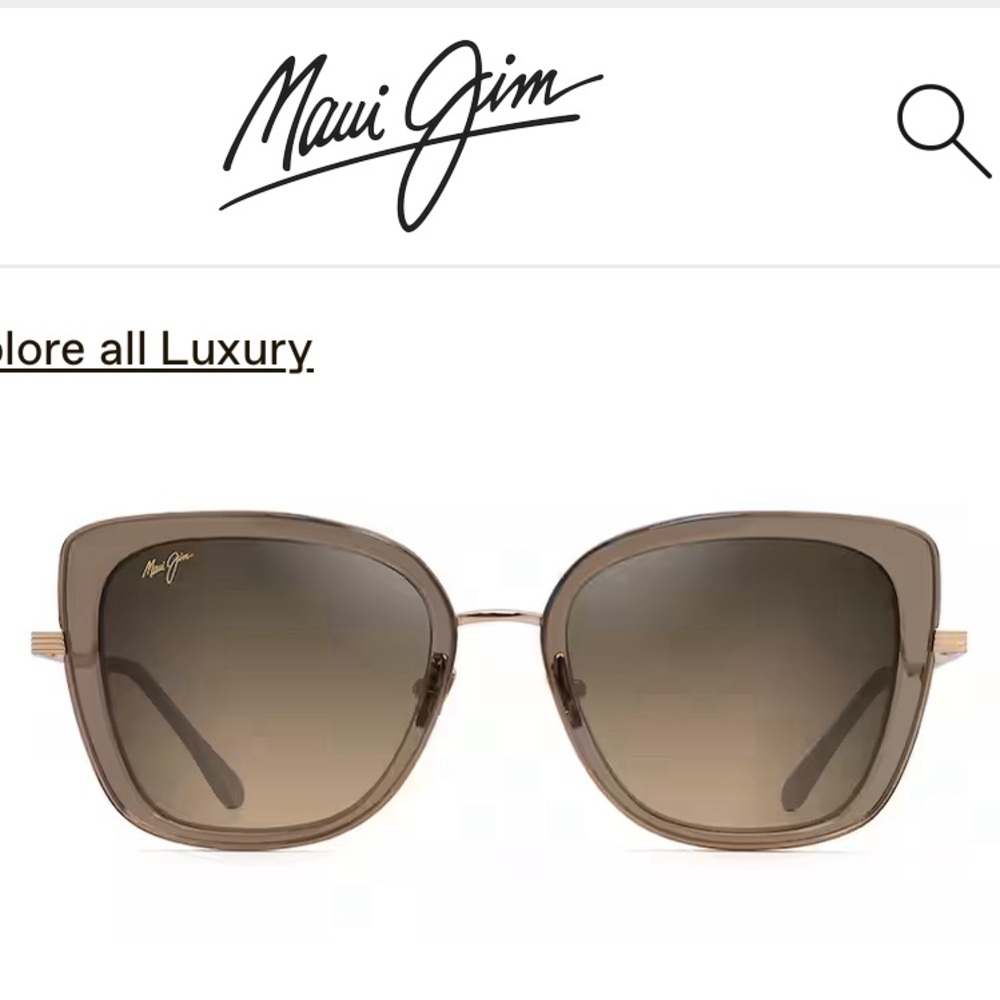 MAUI JIM VIOLET LAKE luxury elite sunglasses NEW w tags - never worn.